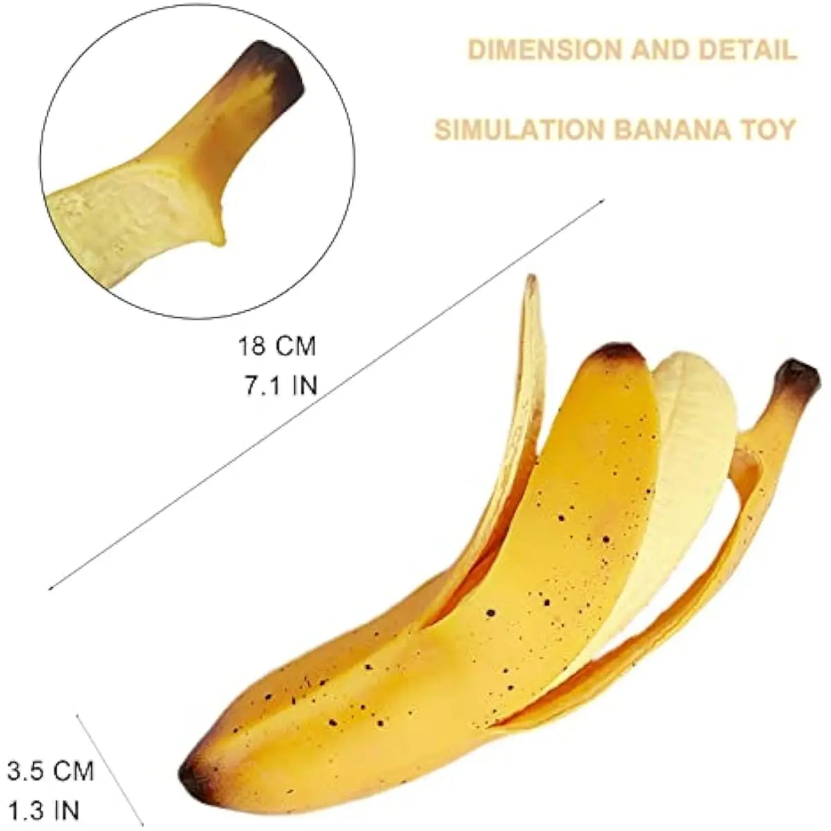 Banana Squishies Stress Relief Soft Scented Simulation Bananas Fruit Squeeze Toys Cute Birthday Gift Novelty Toy for Kids (Yellow Banana)