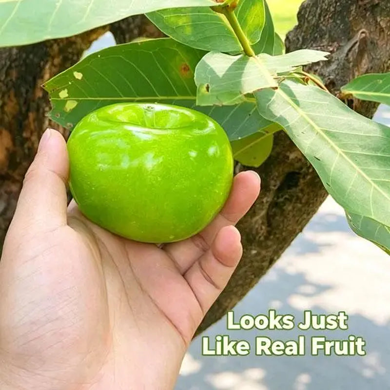 Green Apple Squishy Stress Balls Sensory Fidget Toy, Handmade Green Slushy Apple Squishy Fidget Toy Cute Novelty Stress Relief Fruit