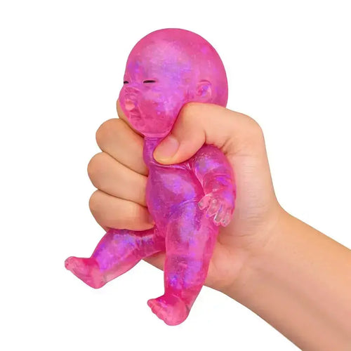 2026 New Fun Sugar Large Baby Soft Toy, Soft Squishy Silicone, Slow Rising Glitter Squeeze Toy, Stress Relief Sensory Toy, Stretchable Collectible Gift