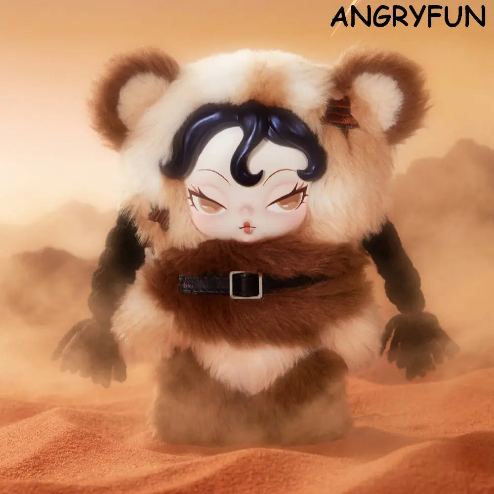 ANGRYFUN Plush Collectible Blind Box Figure – Cute Stuffed Toy Display, Trendy Art Toy Gift for Girls and Collectors,Summervibes