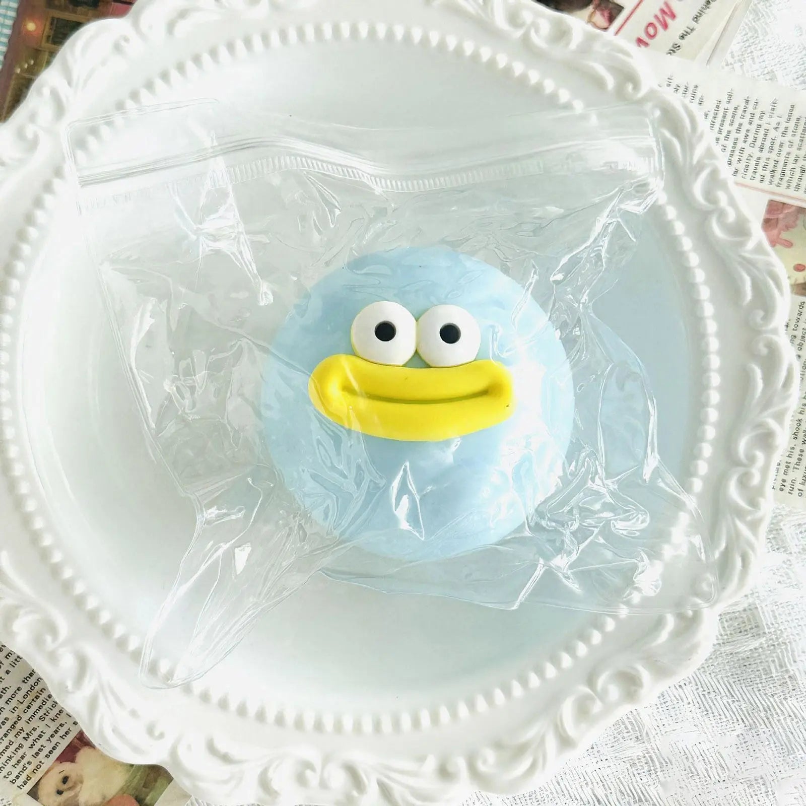 Dumpling Stress Relief Squishy Toy - Slow Rebound Pinch Toy for Adults and Children (1 Piece)