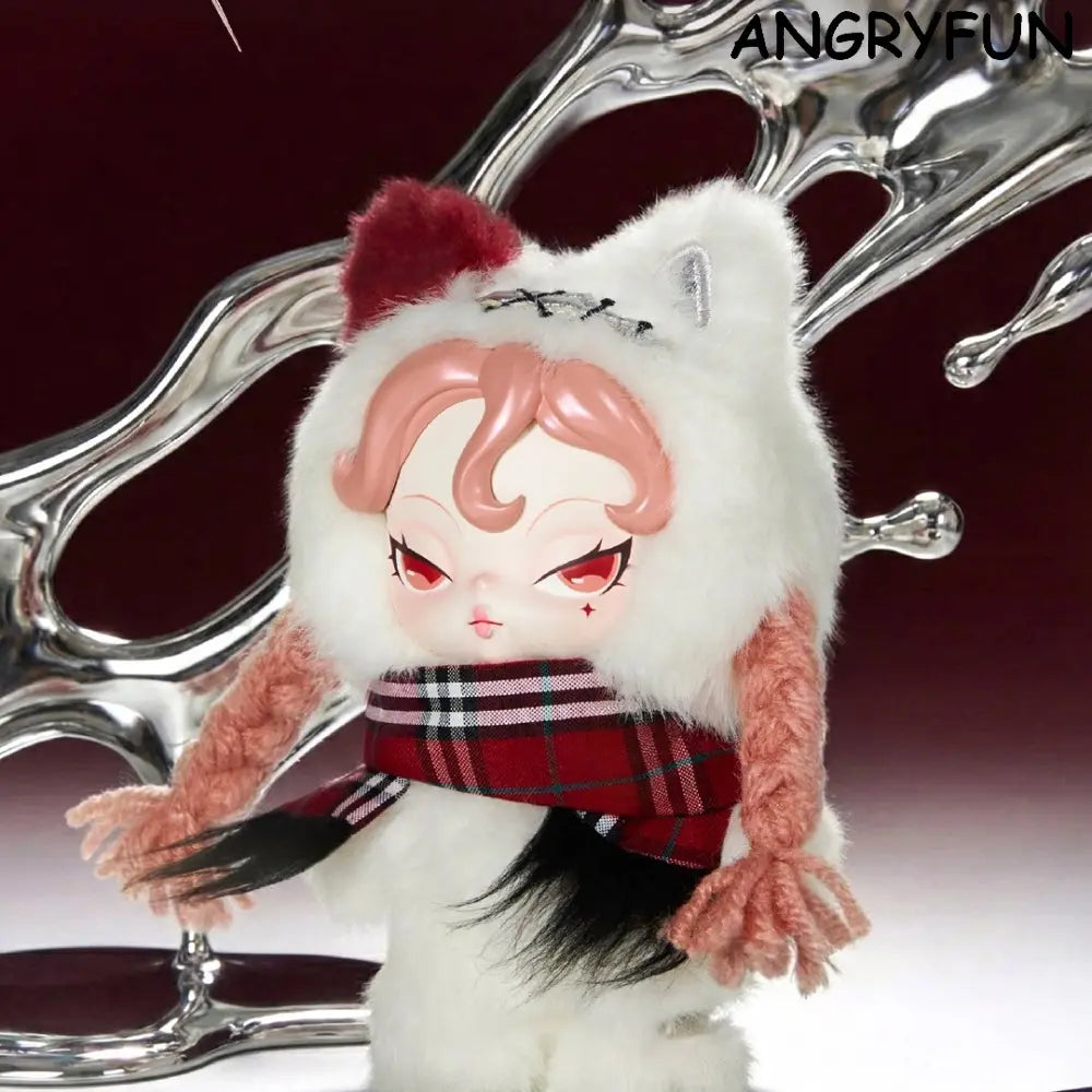 ANGRYFUN Plush Collectible Blind Box Figure – Cute Stuffed Toy Display, Trendy Art Toy Gift for Girls and Collectors,Summervibes