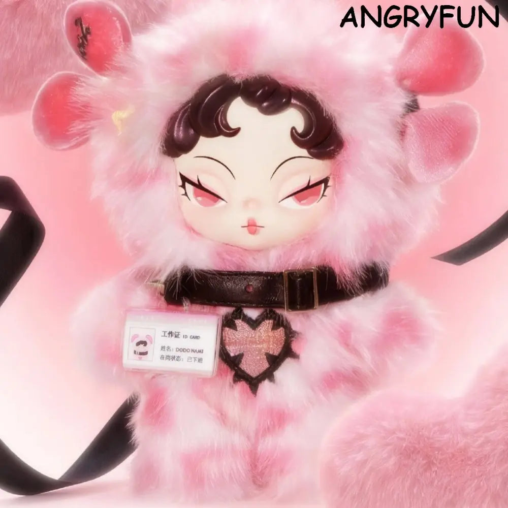 ANGRYFUN Plush Collectible Blind Box Figure – Cute Stuffed Toy Display, Trendy Art Toy Gift for Girls and Collectors,Summervibes