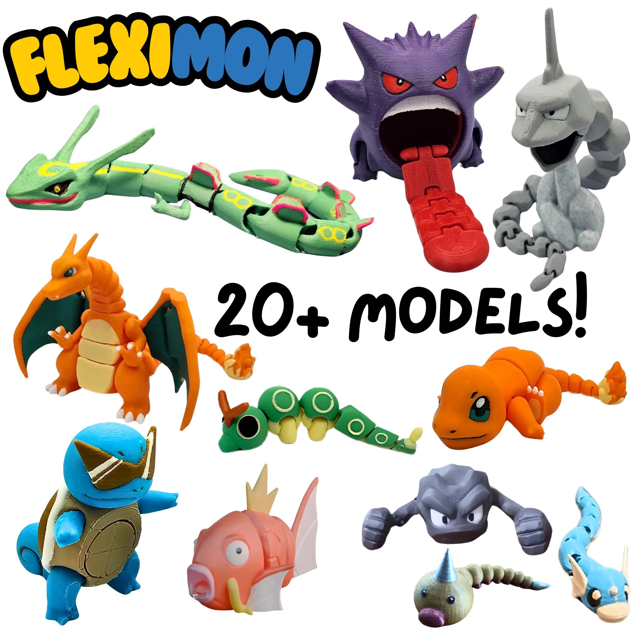 Fleximon Figures Fidget Fun