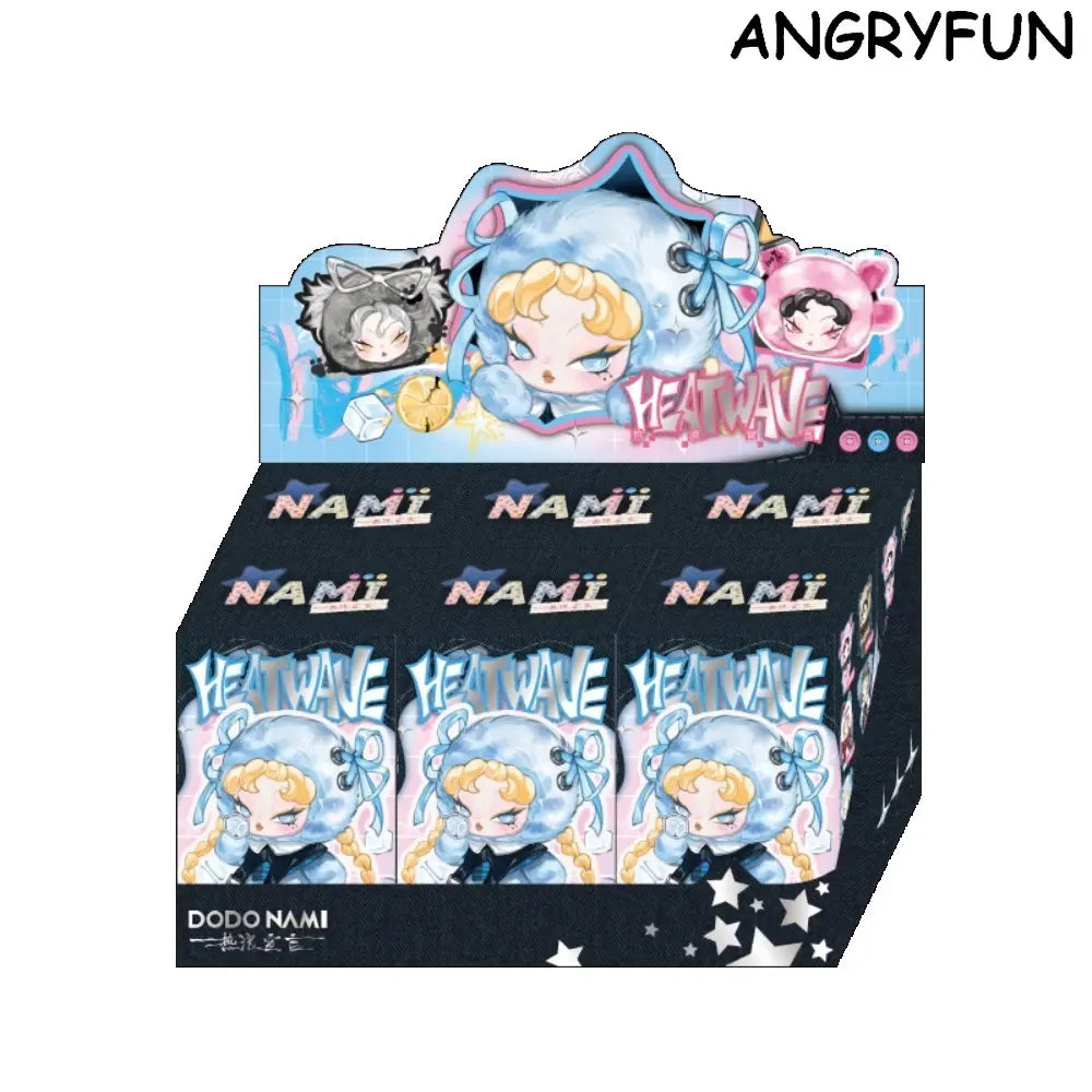 ANGRYFUN Plush Collectible Blind Box Figure – Cute Stuffed Toy Display, Trendy Art Toy Gift for Girls and Collectors,Summervibes