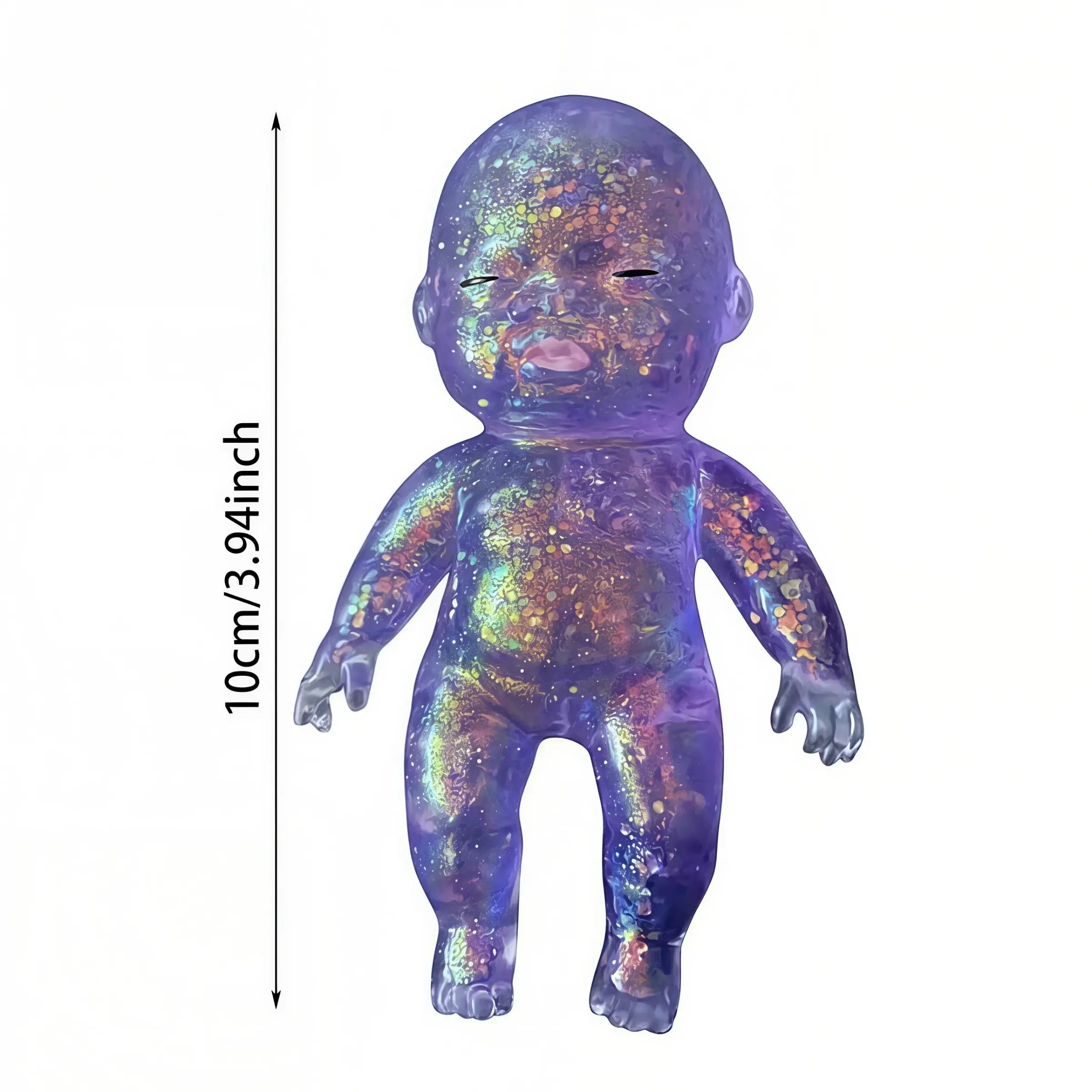 2026 New Fun Sugar Large Baby Soft Toy, Soft Squishy Silicone, Slow Rising Glitter Squeeze Toy, Stress Relief Sensory Toy, Stretchable Collectible Gift