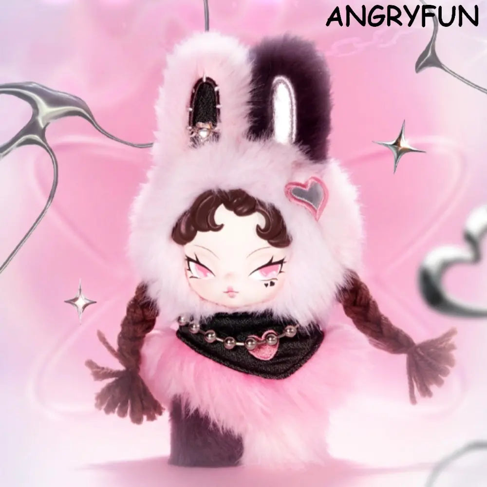 ANGRYFUN Plush Collectible Blind Box Figure – Cute Stuffed Toy Display, Trendy Art Toy Gift for Girls and Collectors,Summervibes